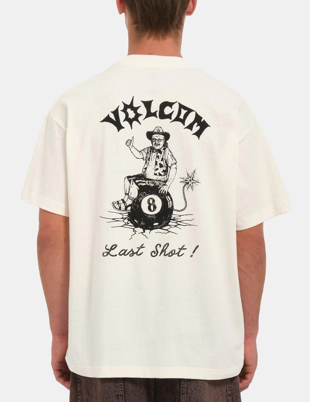 Camiseta Volcom Last Shot Crema