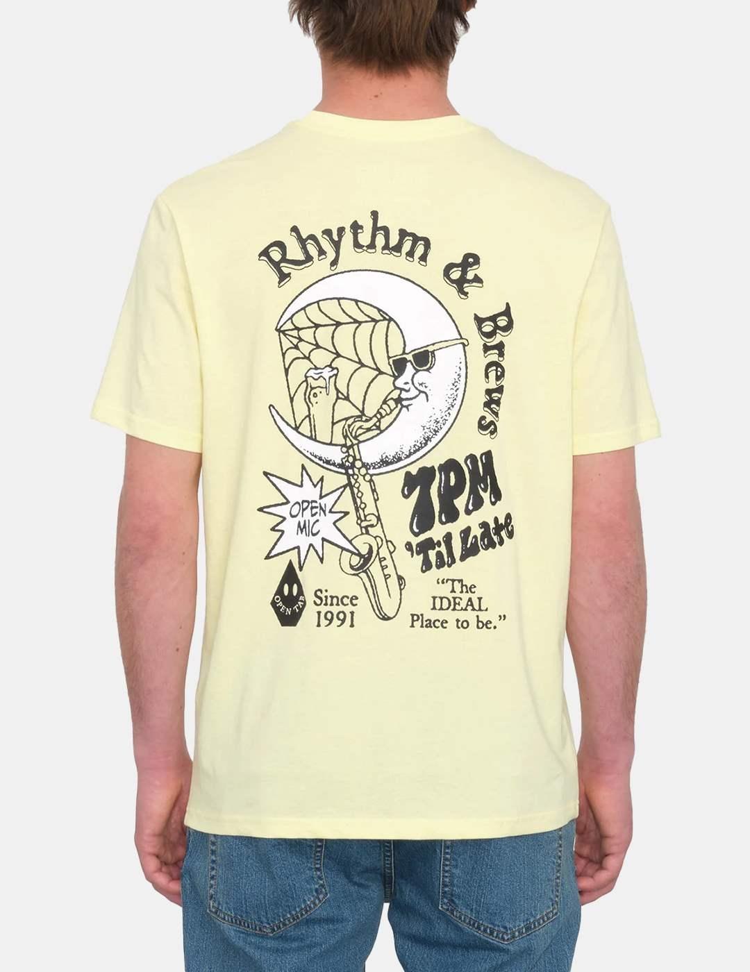 Camiseta Volcom Rhythm 1991 Amarillo