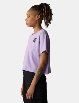 Camiseta The North Face Cropped Fine Lilac