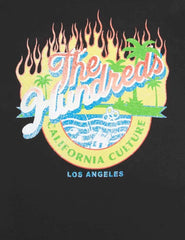 Camiseta The Hundreds La Flames Negro Para Hombre