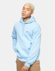 Sudadera Con Capucha Lacoste Azul Claro Liso Hombre