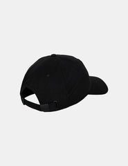 Gorra Lacoste Logo Oversized Algodón Negro Hombre