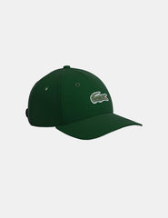 Gorra Lacoste Logo Oversized Verde Algodón Hombre