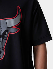 Camiseta New Era NBA Outline Mesh Chicago Bulls Negro