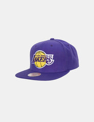 Gorra Mitchell & Ness NBA Lakers Ground 2.0 Morado