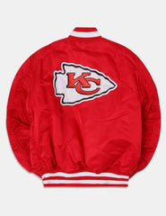 Chaqueta New Era Kansas City Chiefs x Alpha Industries Rojo