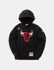 Sudadera Mitchell & Ness NBA Bulls Team Logo Negro