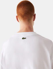 Camiseta Lacoste TH0062 Loose Fit Blanco