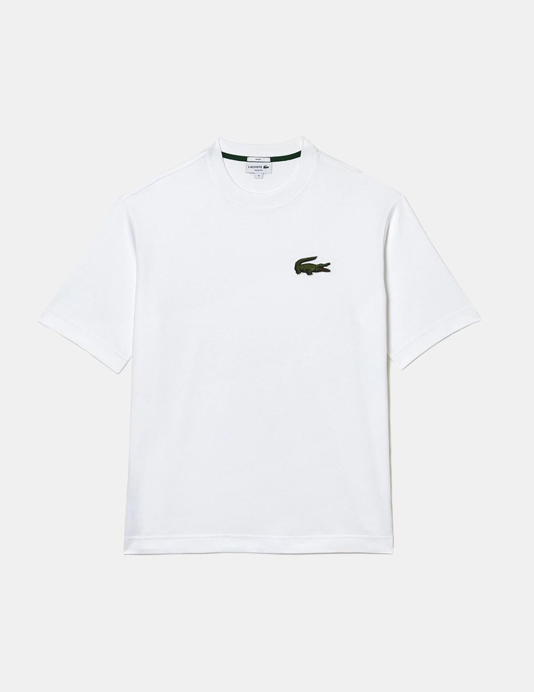 Camiseta Lacoste TH0062 Loose Fit Blanco