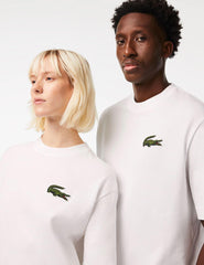 Camiseta Lacoste TH0062 Loose Fit Blanco