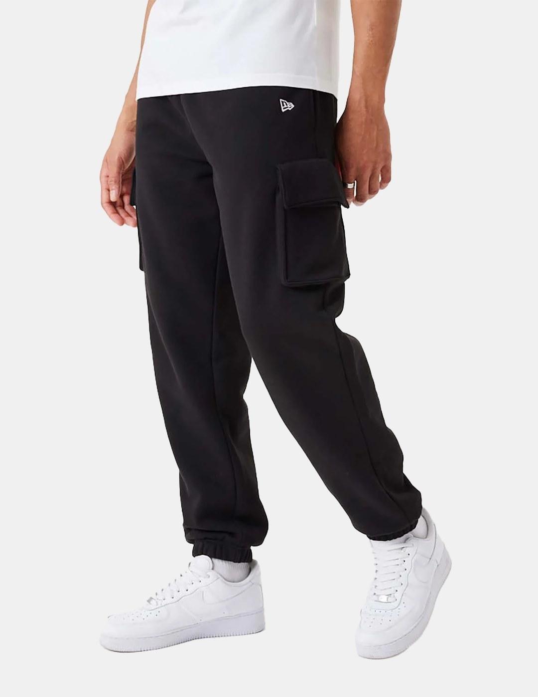 Pantalones New Era Relaxed Cargo Negro