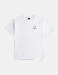 Camiseta Huf Set Triple Triangle Blanco