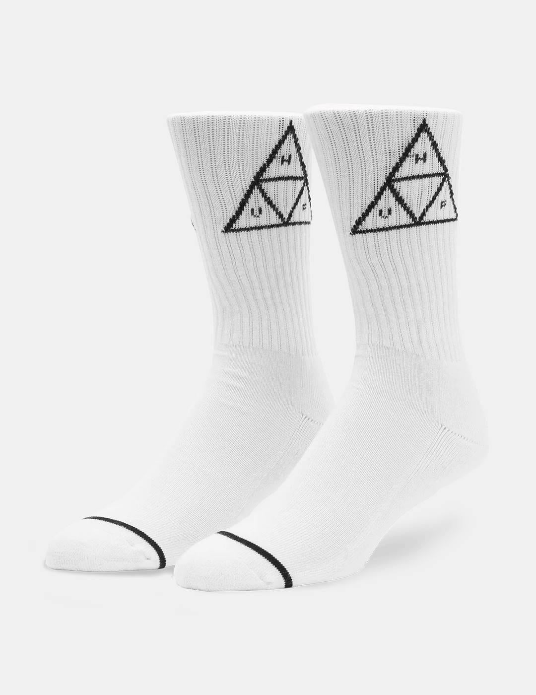 Calcetines Huf Set Triple Triangle Blanco