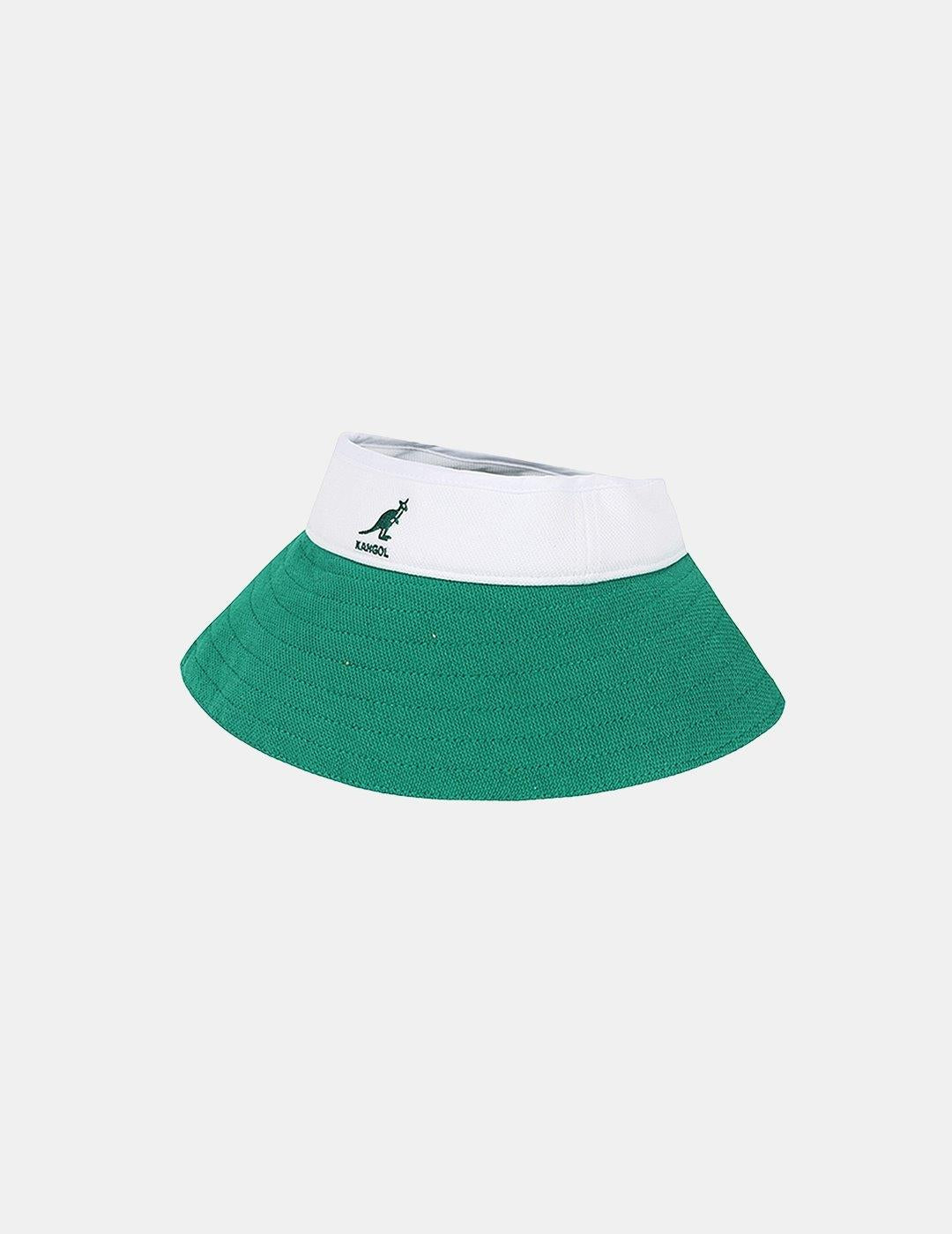 Visera Kangol Golf Sun Visor Verde Blanco