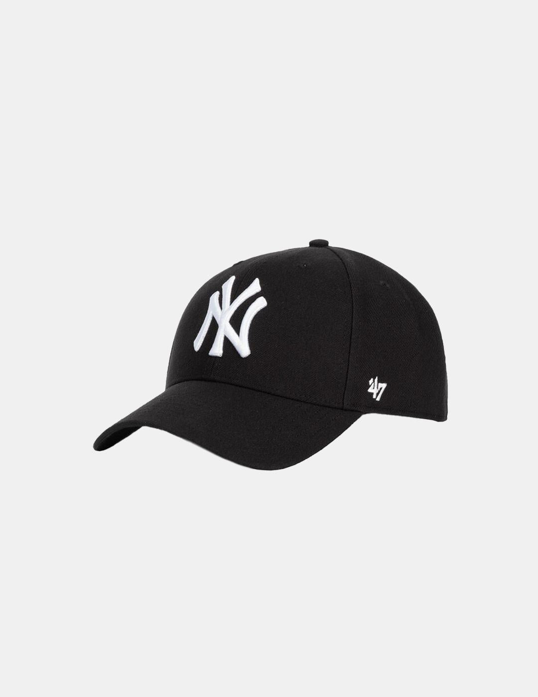 Gorra 47 Brand Mlb New York Yankees Mvp Negro Wht