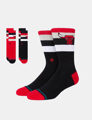 Calcetines Stance Bulls 2 Pack Negro Rojo