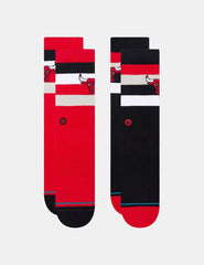 Calcetines Stance Bulls 2 Pack Negro Rojo