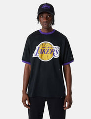 Camiseta New Era NBA Los Angeles Lakers Negro