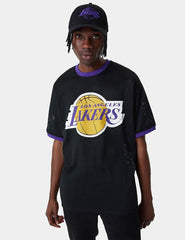 Camiseta New Era NBA Los Angeles Lakers Negro