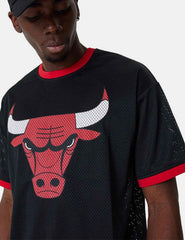 Camiseta New Era NBA Chicago Bulls Negro