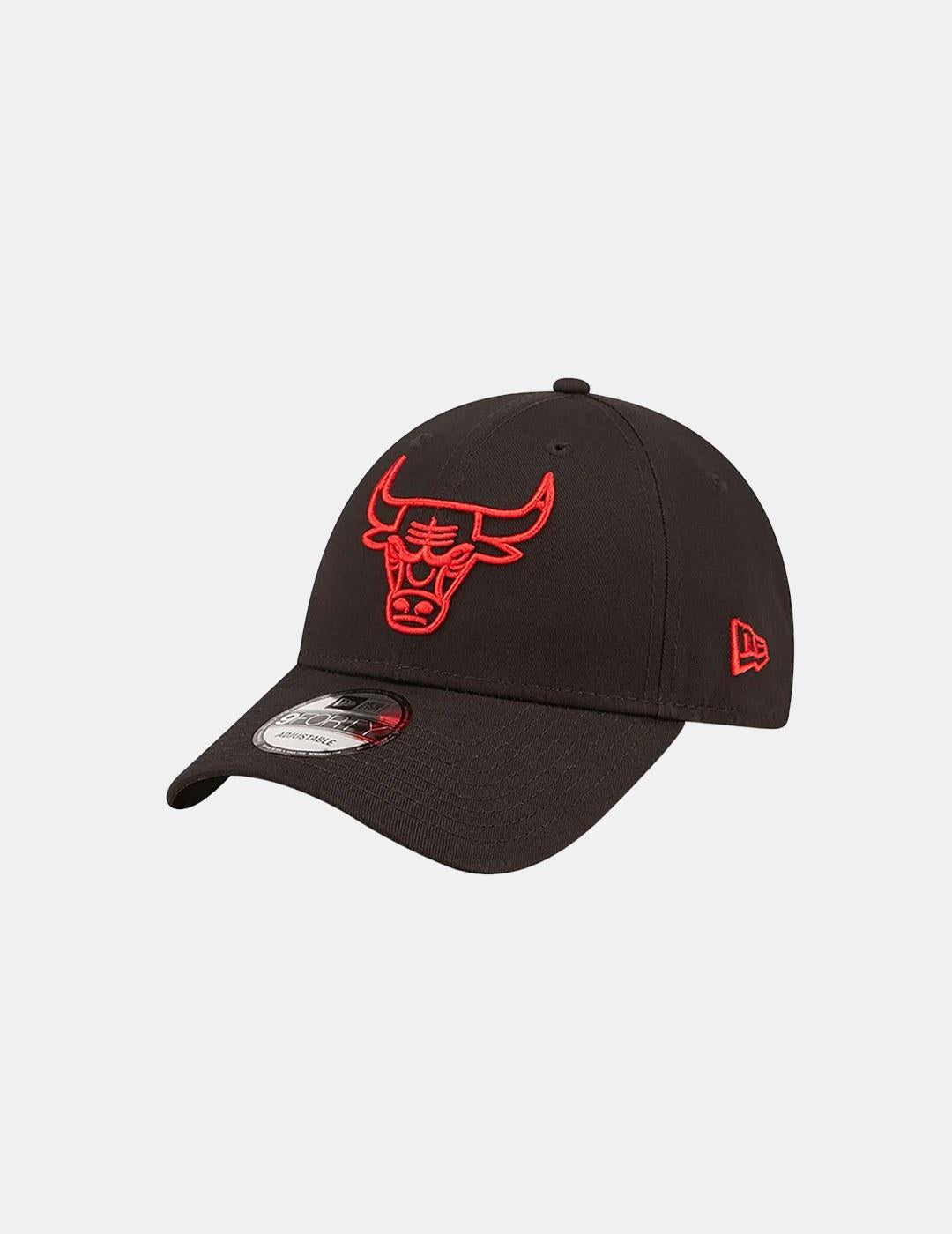 Gorra New Era 9Forty NBA Bulls Neon Outline Negro