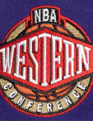 Gorra Mitchell & Ness NBA Lakers Conference Patch