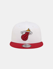 Gorra New Era 9Fifty NBA Miami Heat Crown Blanco