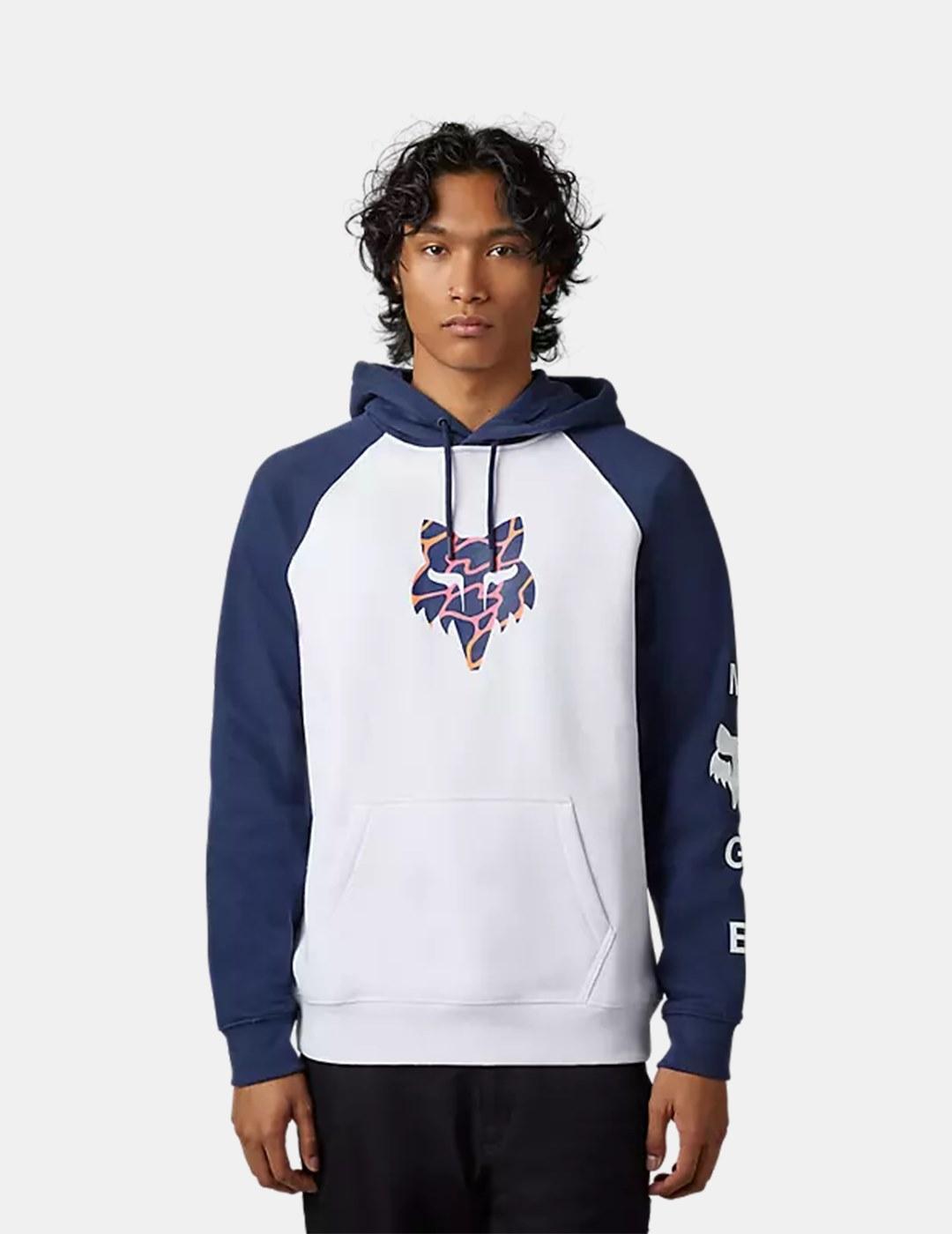 Sudadera Fox Ryvr Raglan Blanco