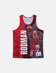 Camiseta Mitchell & Ness NBA Bulls Player Burst Rodman