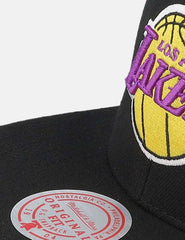 Gorra Mitchell & Ness NBA Lakers Neon Tropical Negro