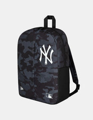 Mochila New Era Mlb Zip Down Yankees Camo Azul