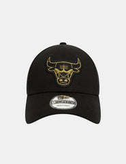 Gorra New Era 9Forty NBA Metallic Badge Bulls Negro