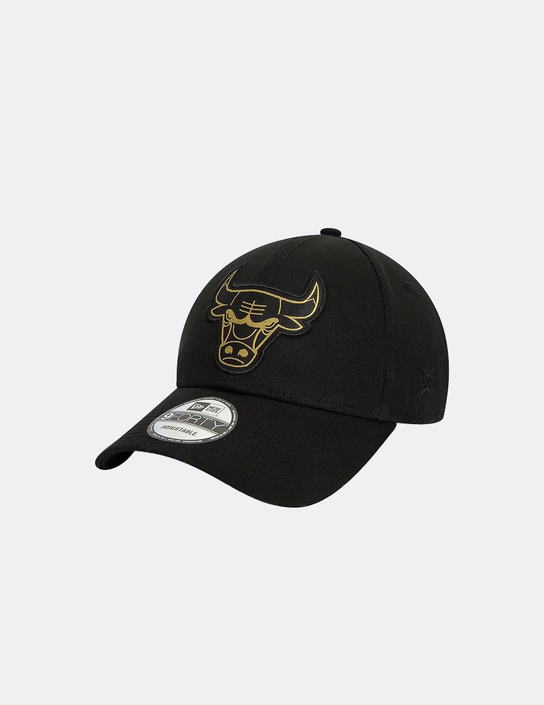 Gorra New Era 9Forty NBA Metallic Badge Bulls Negro