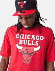 Camiseta New Era NBA Chicago Bulls Block Rojo