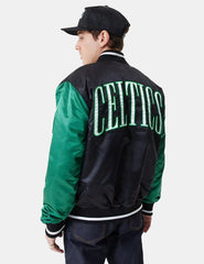 Chaqueta Bomber New Era NBA Celtics Negro