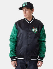 Chaqueta Bomber New Era NBA Celtics Negro