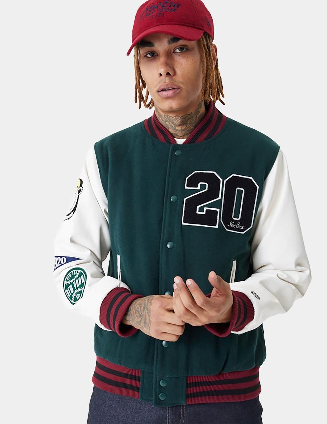 Chaqueta New Era Varsity Lifestyle Verde