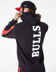 Sudadera New Era NBA Bulls Colour Block Negro