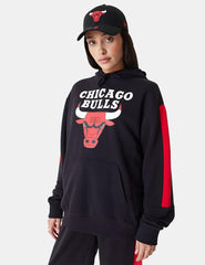 Sudadera New Era NBA Bulls Colour Block Negro