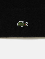 Gorro de Lana Lacoste RB9825 Negro