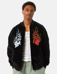 Chaqueta HUF Destructive Skajyan Negro