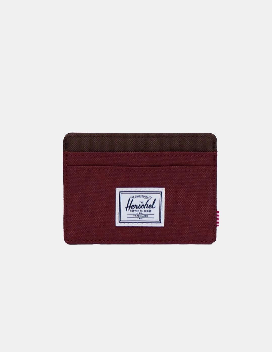 Billetero Herschel Charlie Cardholder Granate