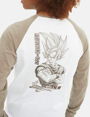 Camiseta Hydroponic DBZ Saiyan 1 Blanco