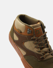 Zapatatillas Dc Kalis Vulc Mid Winter Marrón Choco