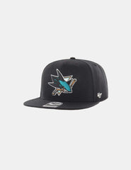 Gorra 47 Brand NHL Captain San José Sharks Negro