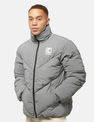 Chaqueta Karl Kani Og Puffer Reflective Silver