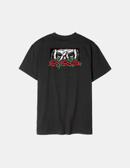 Camiseta Santa Cruz Dressen Roses Ever Slick Negro