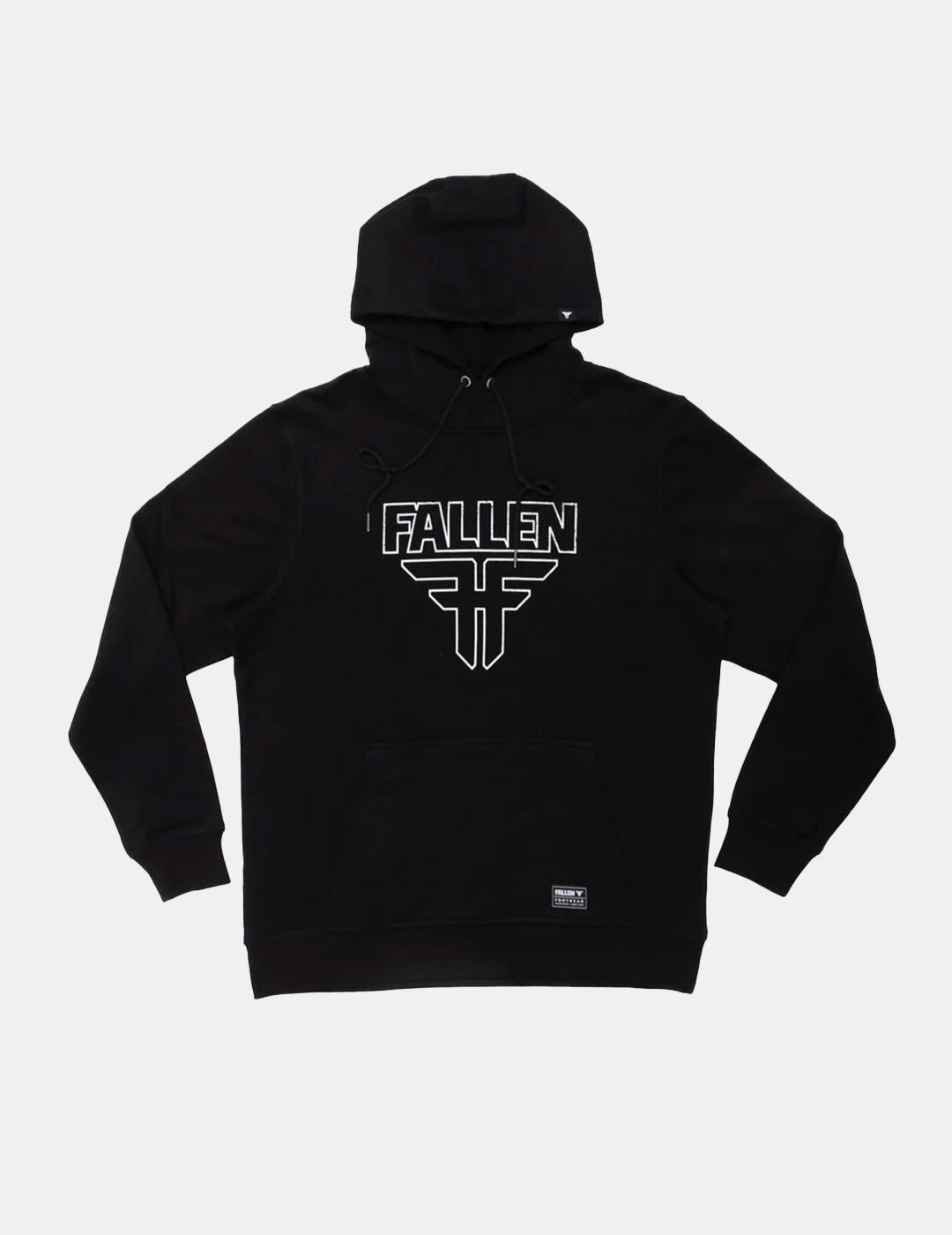 Sudadera Fallen Insignia Negro Blanco