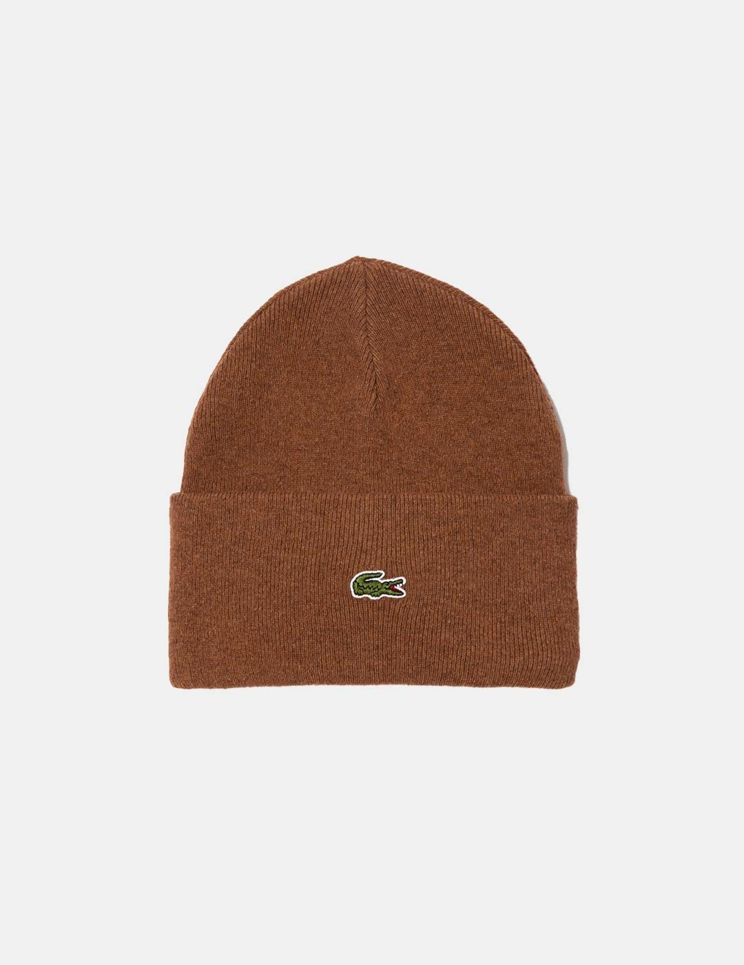 Gorro de Lana Lacoste RB9825 Marrón