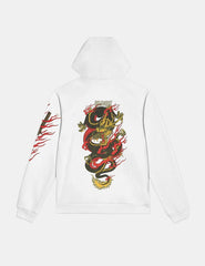 Sudadera Dolly Noire Ryu Dragon Blanco